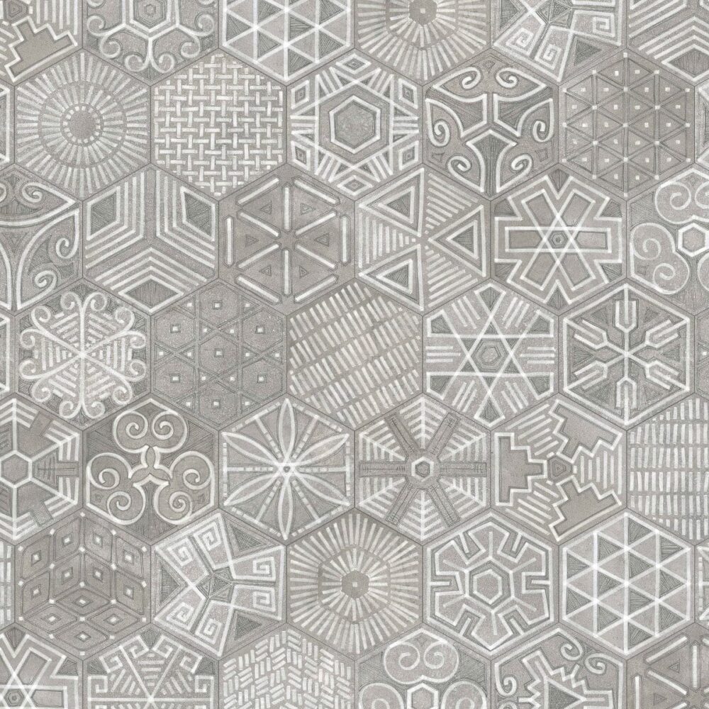 Hexagono Igneus Cemento 23X266