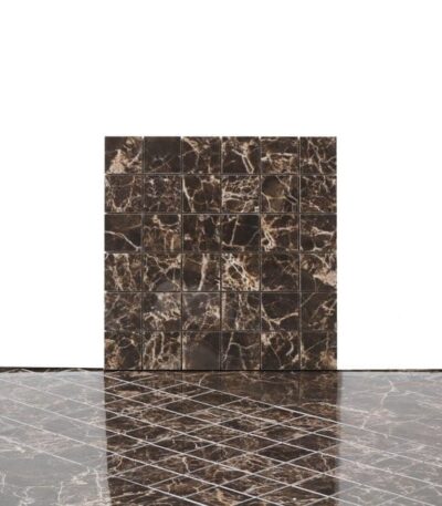 mosaik dark emperador 5x5 1