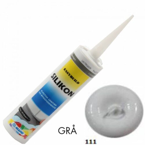 Silver Grå Silikon 310 ml