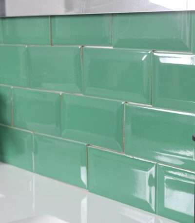 Kakel Metro Grass Green 75X15 4