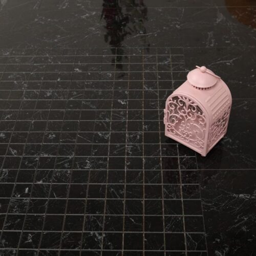 Mosaik Carrara Black 30X30