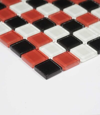 Kristallmosaik Red Checkers 30X30