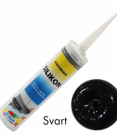 Svartt silikon.mapesil 1