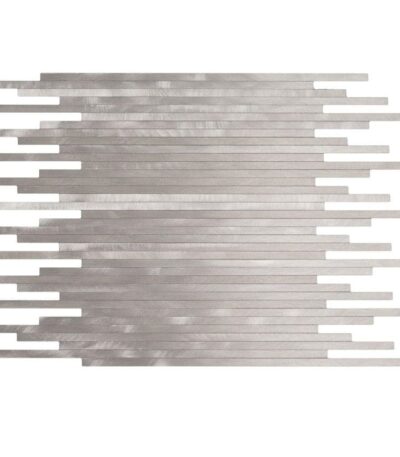Stav Mosaik Aluminium Silver Borstad 7,5×300 mm