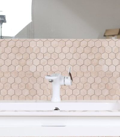 hexagon mosaik carrara beige 11