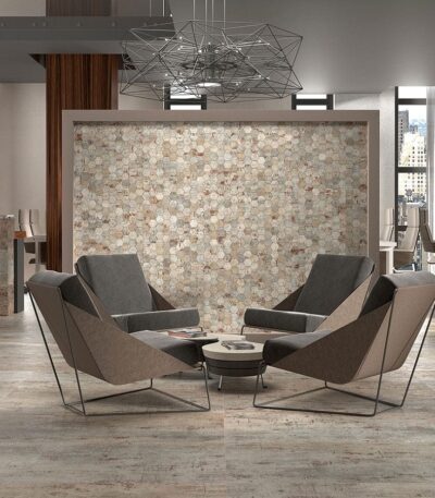 klinker metal silver 60x60 2