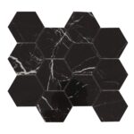 klinker nero marquina hexagon 6