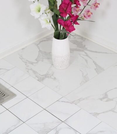 klinker statuario vitt matt 15x15 1