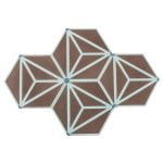 Marockanskt Kakel Hexagon Matarka 20X23,2