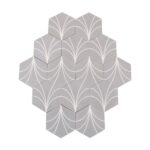 marockanskt kakel heksagon zagora grey 20x20 2 1