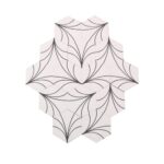 marockanskt kakel heksagon zagora white 20x232 1 1