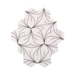 marockanskt kakel heksagon zagora white 20x232 5