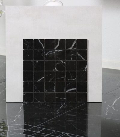 mosaik nero marquina 5x5 2