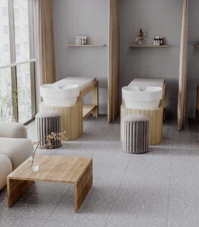 klinker joy terazzo grey 60X60