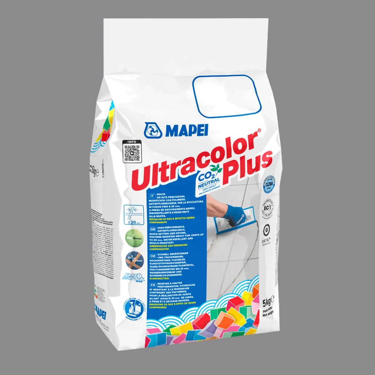 Ultracolor Plus Fog 125 Castle Grey 5kg - Bild 1