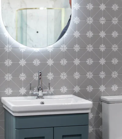 vives bali tuban gris pattern porcelain tile matt 20x20cm deluxe bathrooms ireland 2