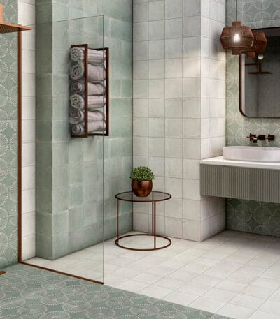 DECO MYLOS PERLA GREY MENTA GREEN CARINO MAINZU