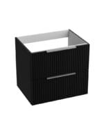 bathroom cabinet wall hung oklahoma black mat 600