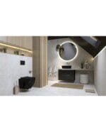 bathroom cabinet wall hung oklahoma black mat 800 2