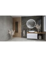 bathroom radiator hermes black 1390 1