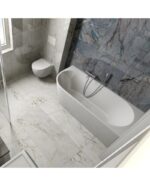 corner wall freestanding bathtub caldera 1700 left 1