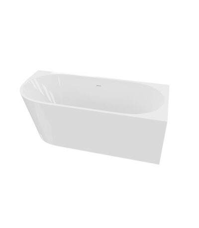 corner wall freestanding bathtub caldera 1700 left
