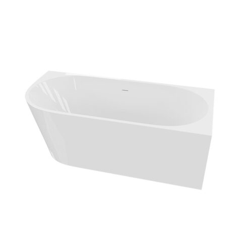 corner wall freestanding bathtub caldera 1700 left