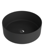 counter top basin merida black