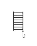 electric bathroom radiator lungo black 960 with heater black