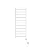 electric bathroom radiator lungo white 1320 with heater white
