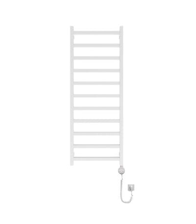 electric bathroom radiator lungo white 1320 with heater white