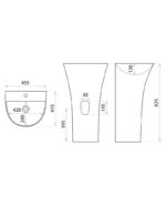 freestanding basin pera 1