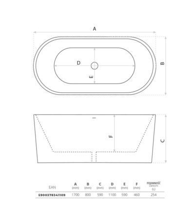 freestanding bathtub oklahoma 1700 2
