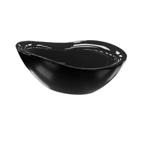 freestanding bathtub reus black 1800