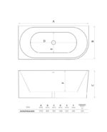 freestanding wall corner bathtub oklahoma 1700 right 2