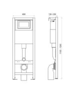 stela do podtynkowego montau wc 2