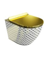 wall hung sofi slim checked gold