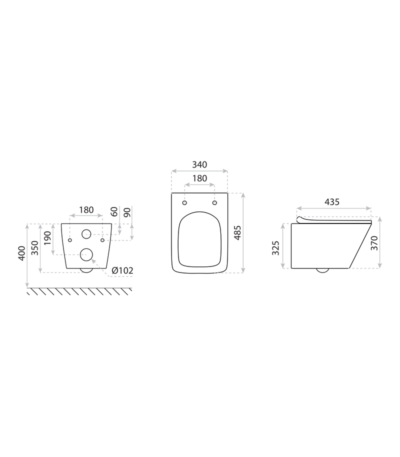 wall hung wc lago 30 3
