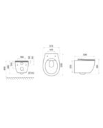 wall hung wc mondo 3