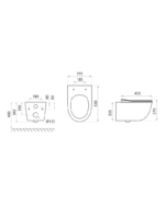 wall hung wc roto 2
