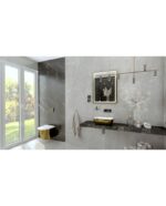wall hung wc sofi slim brushed gold 1