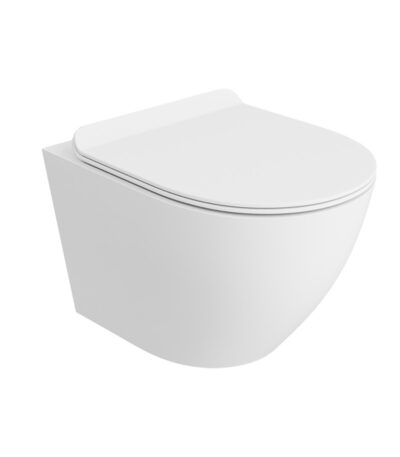 wall hung wc sofi slim white mat