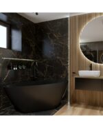 wanna wolnostojaca pietra 1500 black mat 1
