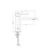 basin faucet cetus matt black 2