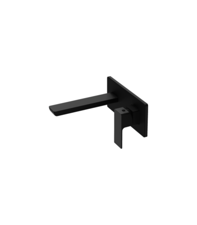 basin faucet for concealed installation aquila matt black