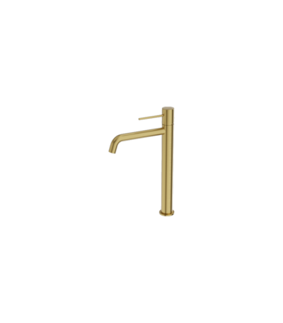 basin faucet high orion brushed gold