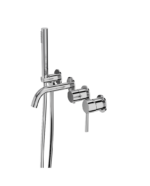 bateria wannowa podtynkowa 4 otworowa orion chrom