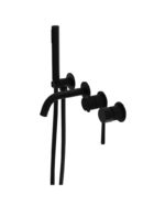 bateria wannowa podtynkowa 4 otworowa orion matt black