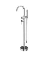 bateria wannowa stojaca okragla orion chrome