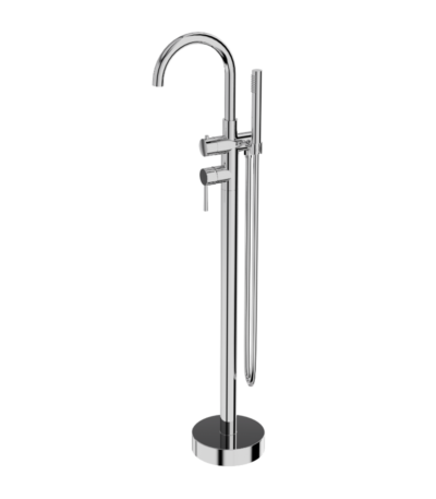 bateria wannowa stojaca okragla orion chrome